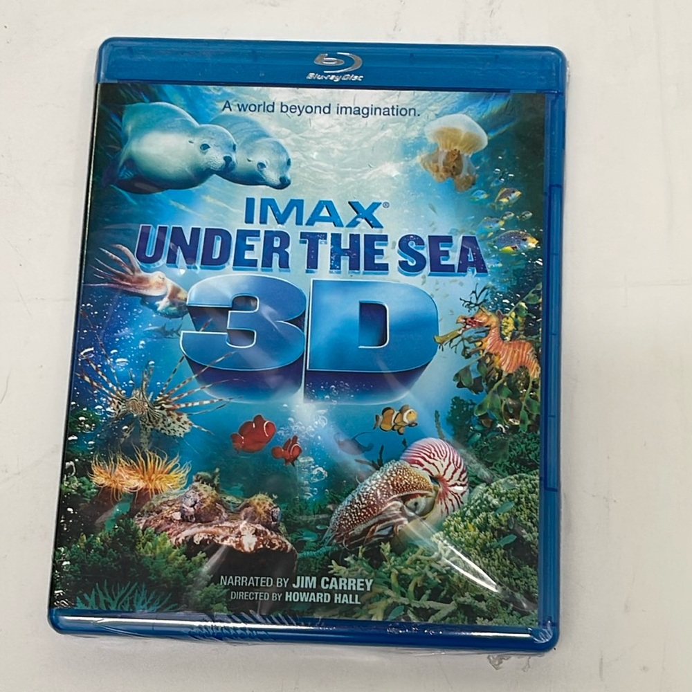 IMAX Under the Sea 3D Jim Carrey narrated NWT A world beyond imagination H. Hall